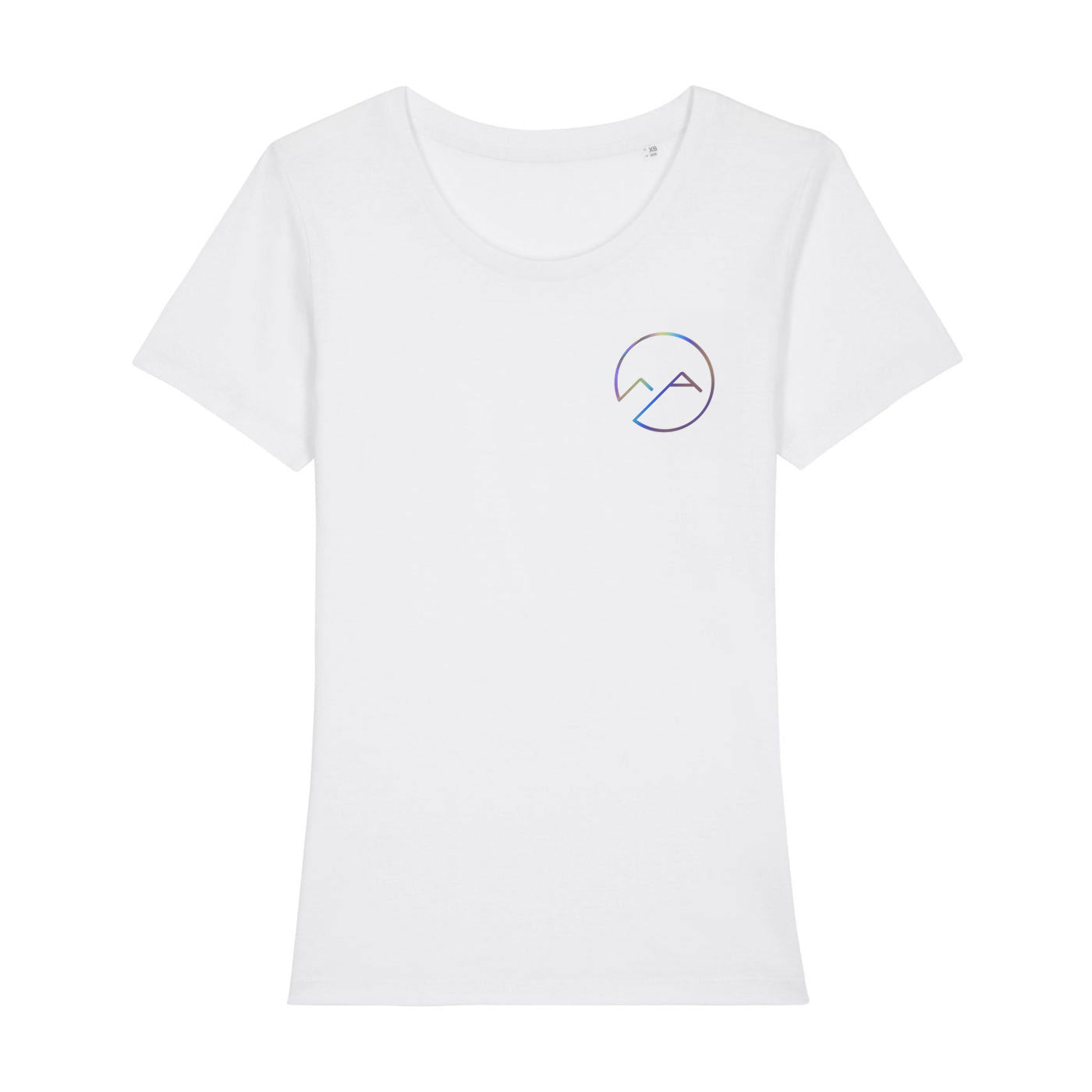 Damen T-Shirt mit Spiegeldruck - Weiß - Albdraufgänger