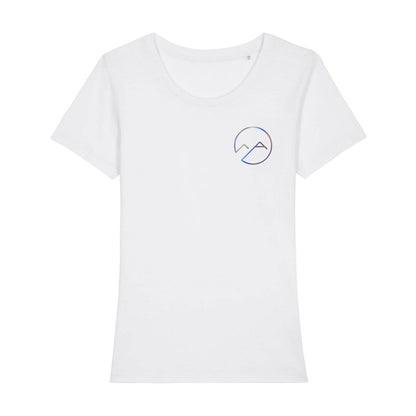 Damen T-Shirt mit Spiegeldruck - Weiß - Albdraufgänger