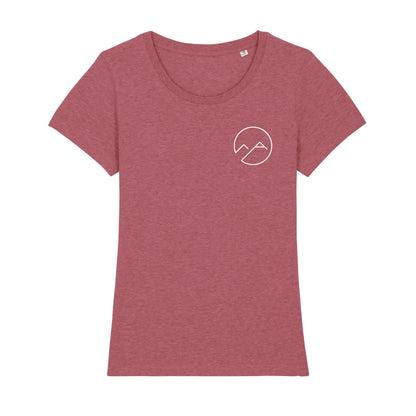 Damen T-Shirt - rot meliert - Albdraufgänger