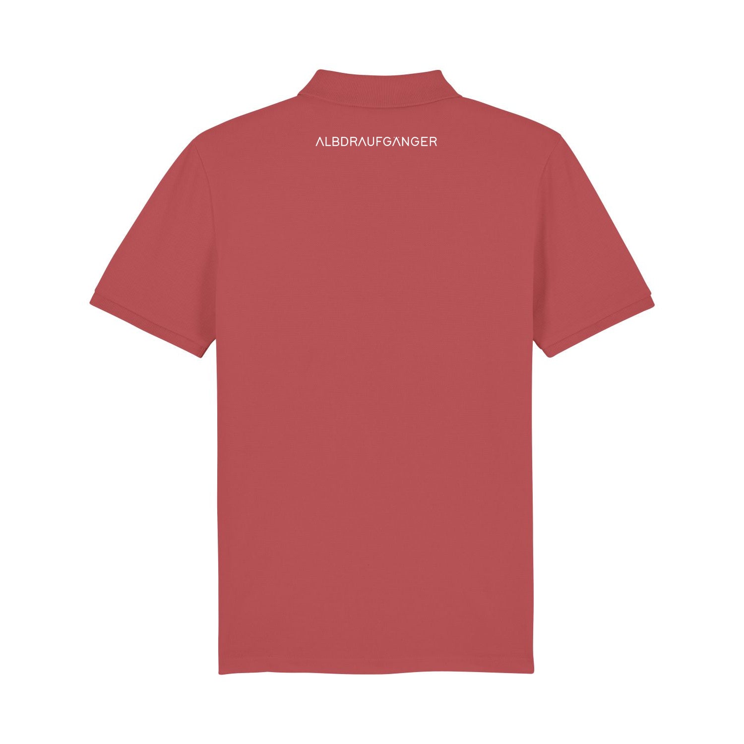 Herren Poloshirt - karminrot - Albdraufgänger