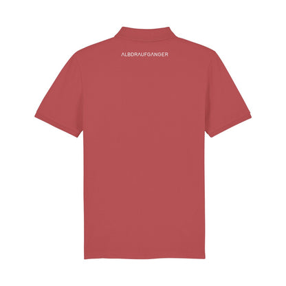 Herren Poloshirt - karminrot - Albdraufgänger