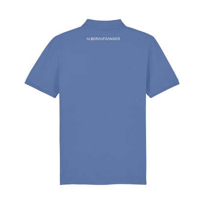 Herren Poloshirt - mittelblau - Albdraufgänger