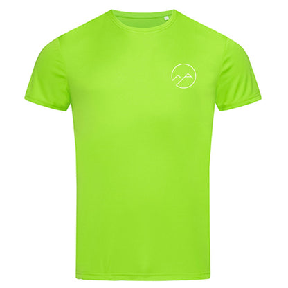 Herren Sportshirt "offline" neon - neon grün - Albdraufgänger