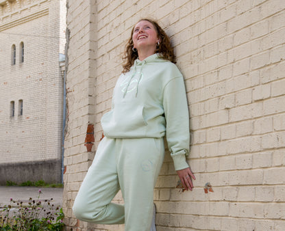 Oversize Hoodie mit Spiegeldruck