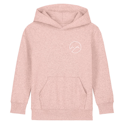 Kinder Hoodie - rosa meliert - Albdraufgänger