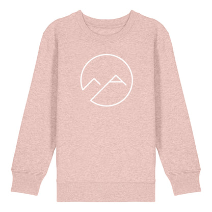 Kinder Rundhals - Sweatshirt - rosa meliert - Albdraufgänger