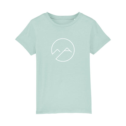 Kinder T-Shirt mit Rückenprint - Karibik blau - Albdraufgänger