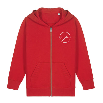 Kinder Zipper - Hoodie - rot - Albdraufgänger