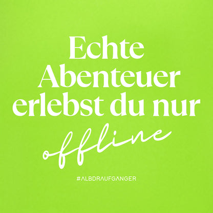 Herren Sport T-Shirt "offline" neon