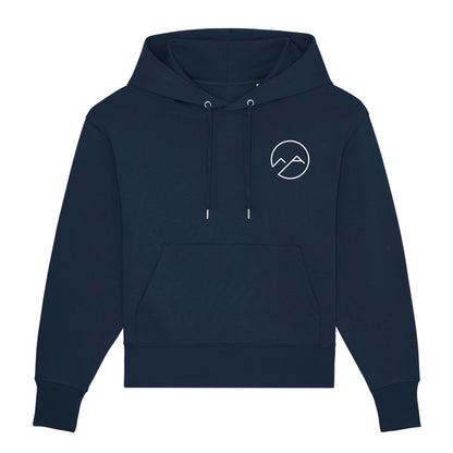 Oversize Unisex Hoodie (Schaumdruck) - Nachtblau - Albdraufgänger