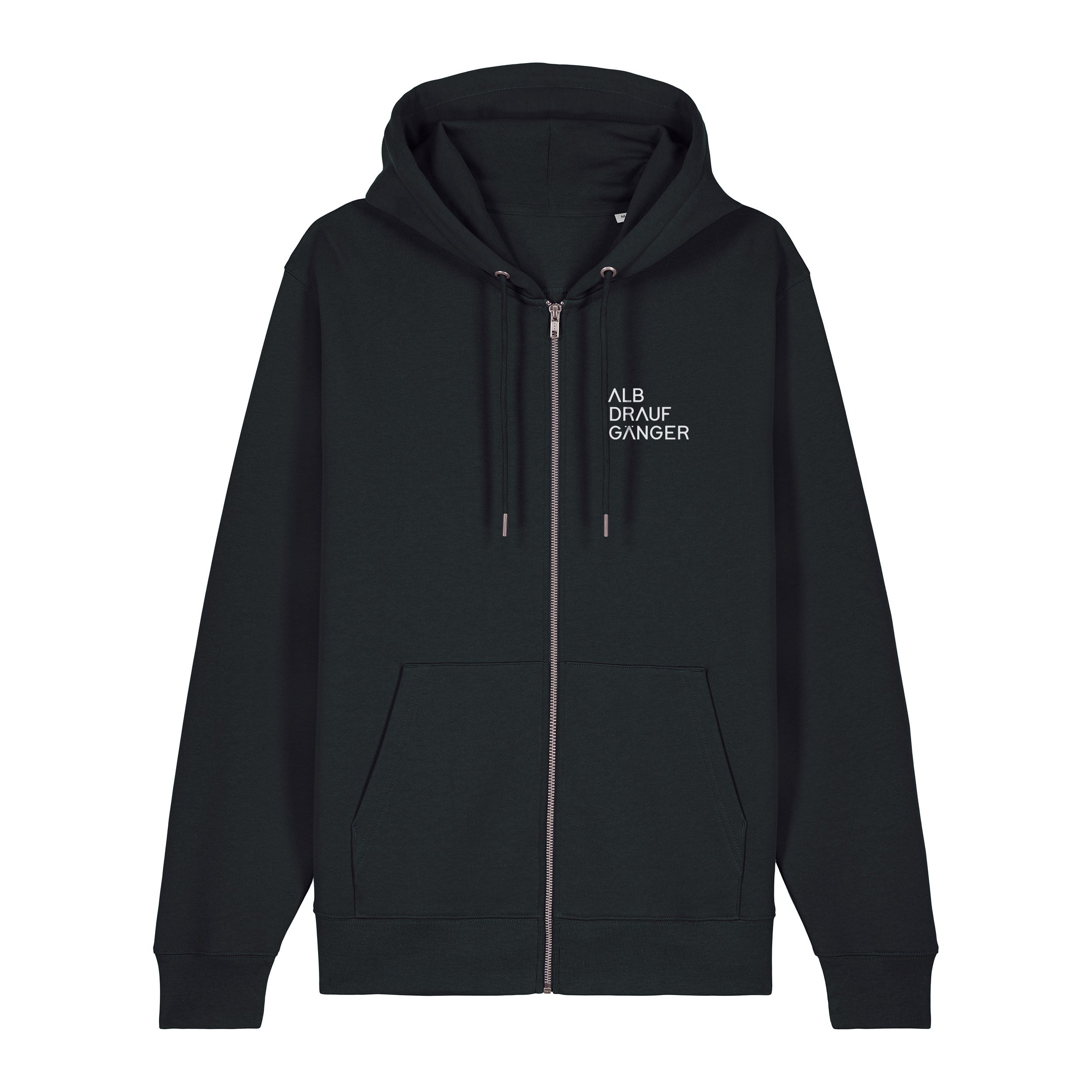 Sweatjacke ungefüttert 3 - Zeiler - schwarz - Albdraufgänger