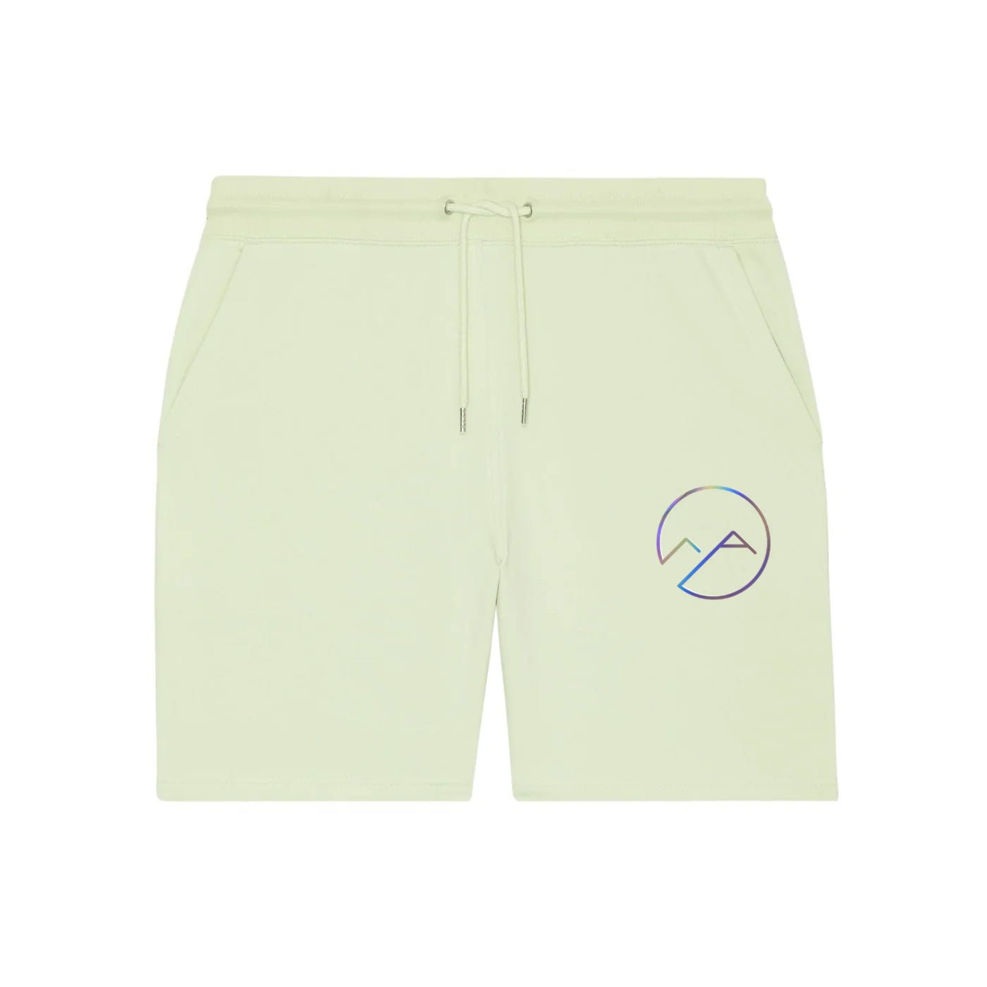 Unisex Jogging - Shorts mit Spiegeldruck - Stängelgrün - Albdraufgänger