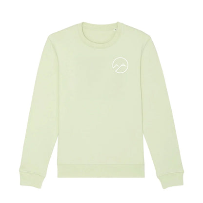 Unisex Sweater mit Schaumdruck - Stängelgrün - Albdraufgänger