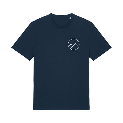 Unisex T-Shirt mit Schaumdruck - Nachtblau - Albdraufgänger